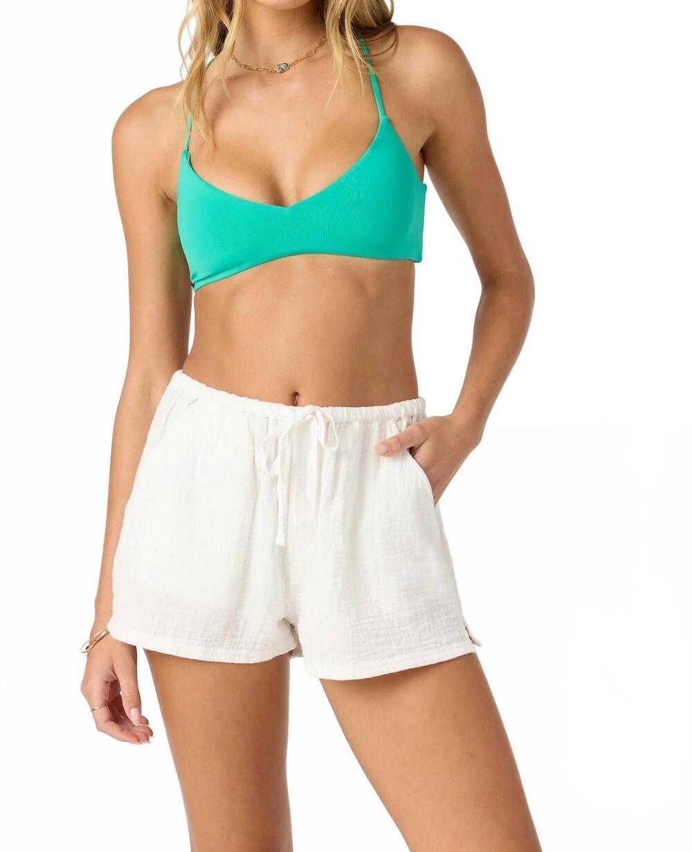 NEW O'NEILL brenda beach short in white